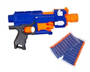 Мегабластер стреляющий мягкими снарядами, 20 шт. в комплекте (ABtoys, PT-00918)