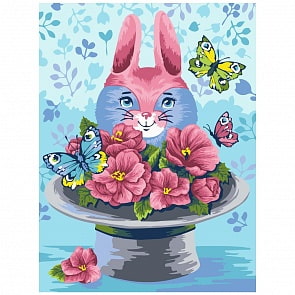 Рисование по номерам на холсте - Зайка (Фабрика Творчества, S041)