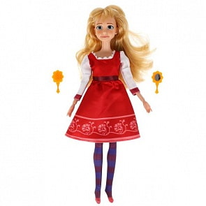 Кукла Варвара 29 см Бука руки и ноги сгибаются аксессуары (Карапуз, B-VARVARA29-RD)