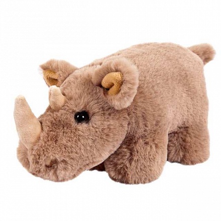 Мягкая игрушка - В дикой природе. Носорог коричневый, 18 см 