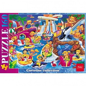 Пазл VK 160 элементов – Аквапарк (Hatber, 160ПЗ4-00112)