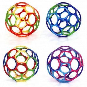 Мячик Oball от 0 мес., несколько цветов, 10 см. (Oball, 81024) Мячик Oball от 0 мес., несколько цветов, 10 см. (Oball, 81024)