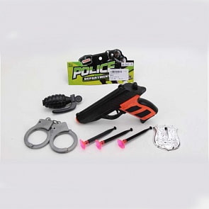Набор - Супер полиция: пистолет, присоски, наручники, аксессуары (B1761312)