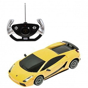 Машина на р/у - Lamborghini, цвет желтый, 1:14 (Rastar, 26400Y)