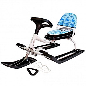 Снегокат ™Барс - 104 Comfort - Хаски со складной спинкой, синий (RT, 6990rt)