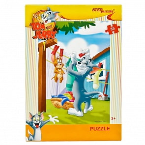 Пазл - Том и Джерри, 35 деталей (Step Puzzle, 91159)