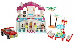 Игровой конструктор – Ресторан, с аксессуарами (BANBAO, 6103)