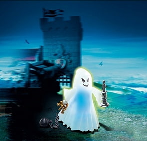 Игровой набор - Рыцари: Призрак со светодиодной подсветкой, свет (Playmobil, 6042pm)