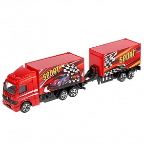 Модель Фура с прицепом 20 см металлическая (Технопарк, 1615079-R)