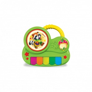 Пианино с огоньками - Крошка Енот (Азбукварик, 28353-1)