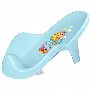Горка для купания детей с декором, голубой (Бытпласт, 431308302)