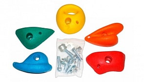 Зацепы для скалодрома средние, набор из 5 шт. (Kampfer, P04-502)