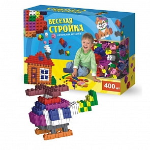 Мозаика - Веселая стройка, 400 деталей (Эра, С-165-57238307) 