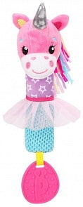 Пищалка с силиконовым прорезывателем - Единорог (Жирафики, 939702)