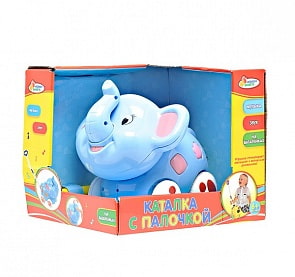 Каталка на палочке, озвученная (Играем вместе, I703-H28009-R (48)sim)