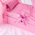 Кровать с выдвижным ящиком для кукол с постельным бельем и балдахином, розовый  - миниатюра №2