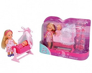 Кукла Еви +пупс в коляске (Simba, 5736242)