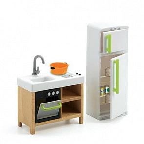 Мебель для кукольного дома - Кухня (Djeco, 07833k)