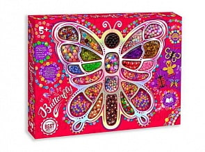Набор для творчества из бисера – Баттерфляй (Лапландия, 56860б)