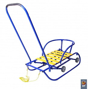 Санимобиль De luxe на колесах  синий (RT, 3145RT)