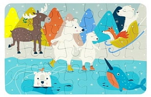 Пазл - Белый медведь (Avenir, PZ195048)