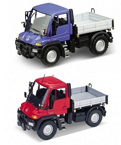 Машинка с кузовом Mercedes-Benz Unimog U400, масштаб 1:32 (Welly, 32380C)