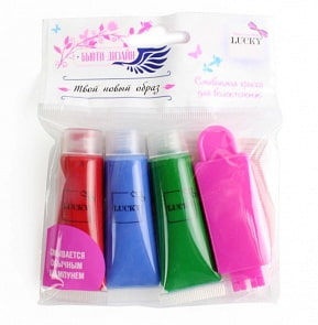 Lucky 3 тюбика с дополнительной краской для набора Твой новый образ (1toy, Т14334)