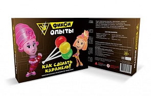 Набор для экспериментов из серии Фикси-опыты - Как сделать карамель? (Висма, 860пл)