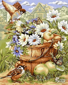 Рисование по номерам на холсте – Летняя радость, 40 х 50 (Фабрика Творчества, B090)