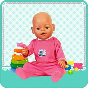 Комплект одежды для куклы: ползунки и кофта, размер 40 – 42 см. (Карапуз, OTF-43-RU-HKsim) 