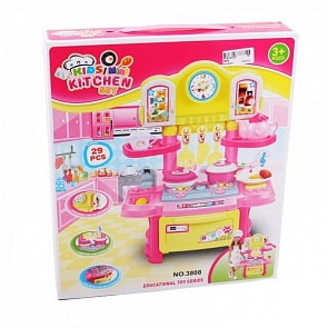 Игровая кухня, свет и звук (I619-H40027)