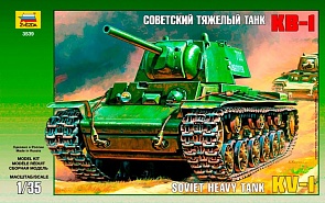Модель для склеивания - Советский тяжёлый танк КВ-1 (Звезда, 3539з)
