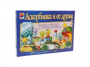 Игра настольная - Аскорбинка и ее друзья-2 (Радуга, С-482)