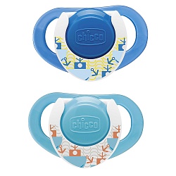 Пустышка Physio - Морская, 2 штуки (Chicco, 310410130) - миниатюра