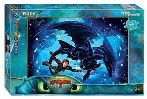 Пазл – Как приручить дракона-3, 360 деталей (Step Puzzle, 96071)