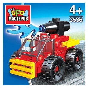 Конструктор - Пожарная служба: машина, 21 деталь (Город мастеров, 3536-JS)