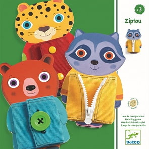 Развивающая игра Ziptou - Застежки Зипту (Djeco, 01663)