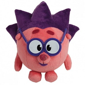 Озвученная мягкая игрушка - Ежик из мультфильма - Смешарики, 10 см (Мульти-пульти, V91738/10sim)