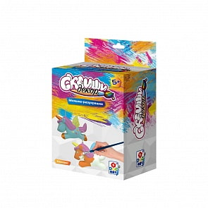 Набор для детского творчества Сквиши Декор – Единорог, размер 12 х 8 х 16 см. (1toy, Т15687)