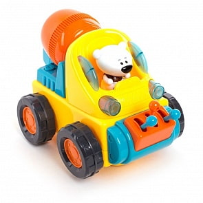 Транспортный набор Ми-ми-мишки - Тучка Бетономешалка, свет и звук (Деревяшки, BBTS041B)