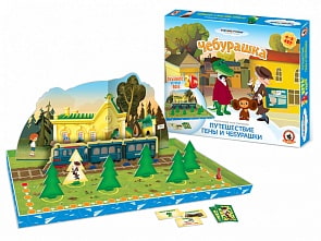 Игра-панорама Союзмультфильм - Путешествие Гены и Чебурашки (Русский стиль, 03470)