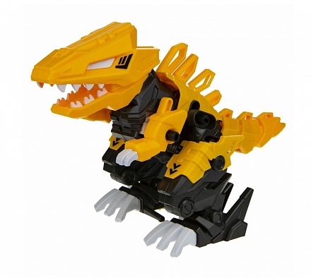 Сборная модель RoboLife - Робо-тираннозавр, желтый, 47 деталей 