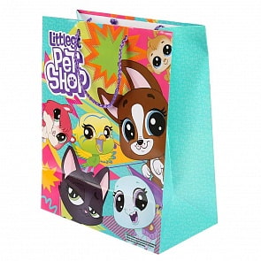 Пакет подарочный Pet shop, глянцевый (Играем вместе, CLRBG-PSH-02-1)
