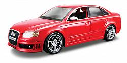 Металлическая машинка Audi RS4, масштаб 1:24 (Bburago, 18-22104) - миниатюра