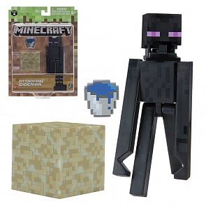 Фигурка из серии Minecraft - Attacking Enderman, 8 см. (Jazwares, TM19977)