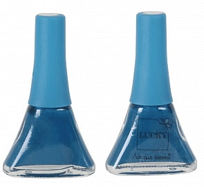 Лак Lucky цвет 011 голубой (Lucky, Т11178)