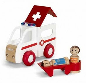 Набор из серии Мой родной дом - Скорая помощь, 4 детали, свет и звук (Brio, 30381)