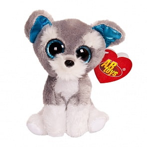Мягкая игрушка – Собачка серая, 15 см (ABtoys, M0022)