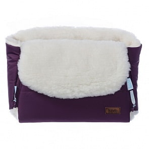 Муфта меховая для коляски Nuovita Vichingo Bianco Viola/Фиолетовый (Nuovita, NUO-mVICB_2170)