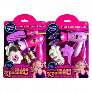 Набор для причесок - Салон красоты, 6 предметов (ABtoys, PT-00433(PT-00223)/WK-A8580)